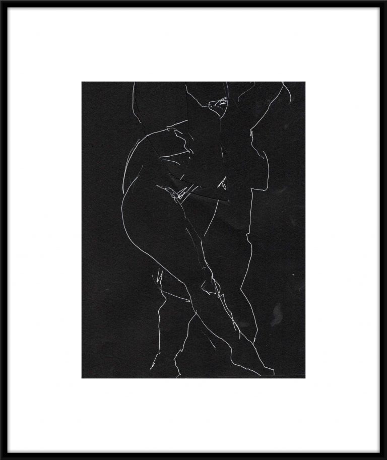 Figure Line Drawing X