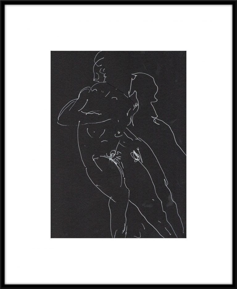 Drawings on Black Paper: Limited Edition Line Drawings