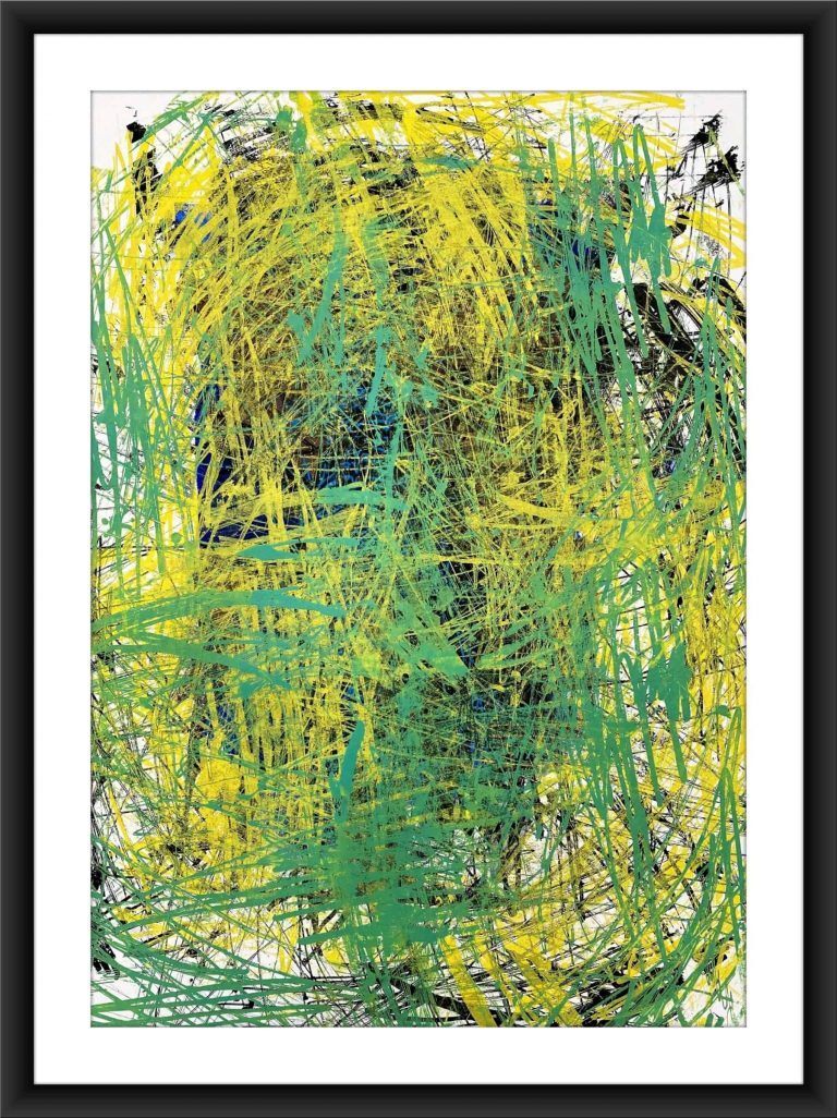 SilkScreen Prints on Heavy Paper: Abstract Geometric Art